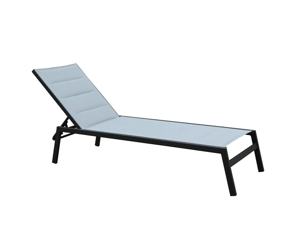 Sunscape Madrid Aluminium Padded Sunlounge