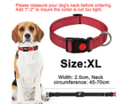 Adjustable pet collars, reflective dog collars and leashes with safety locks for small, medium, and large dogs