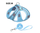 New pet chest strap-vest-type reflective pet traction rope