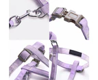 Adjustable pet cat gradient traction rope-small dog rope I-shaped chest strap