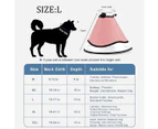 Dog Cone for Dogs After Surgery, Soft Dog Cones for Large Medium Small Dogs, Adjustable Collar for Pets to Stop Licking, Lightweight E Collars Elizabe