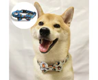 Unique style paw pet soft cozy bow tie dog collar