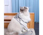 Small and medium-sized cats and dogs I-shaped chest strap traction rope