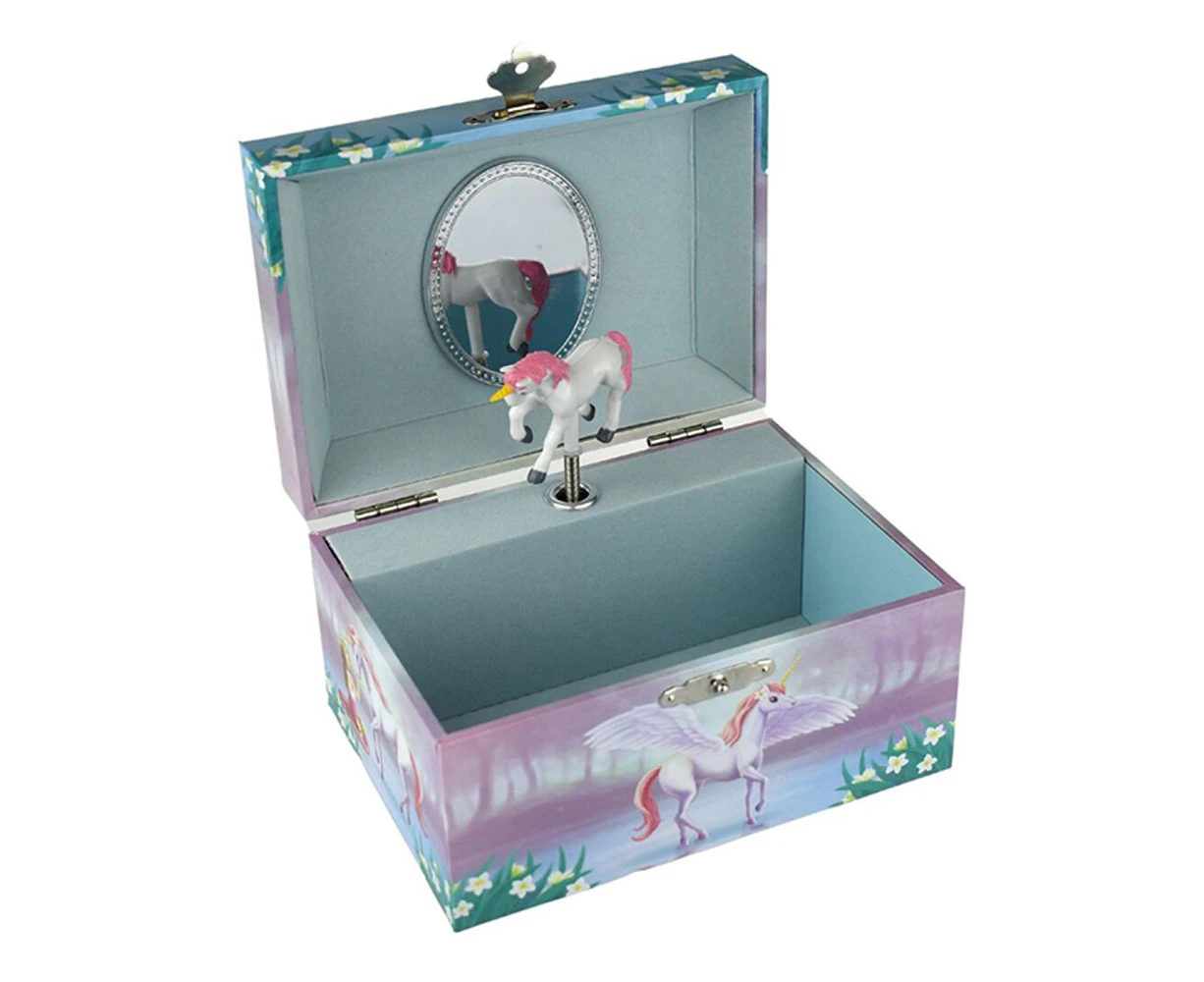 Kaper Kidz 15cm Sugar Plum Unicorn Keepsake Musical Jewellery Box Organiser 3y+