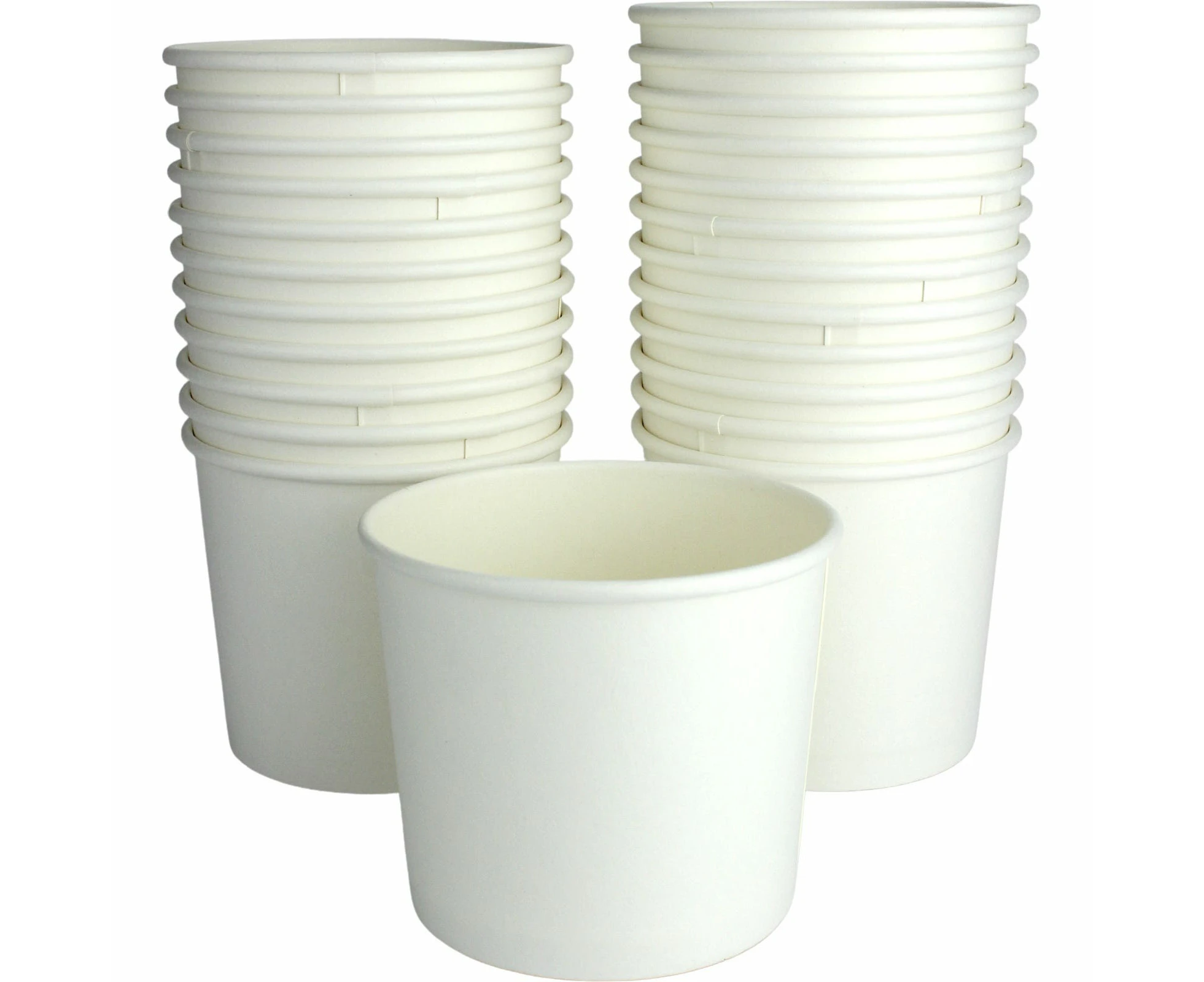 White Paper Treat Cups (Pack of 24)