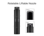 8ml Portable Mini Perfume Atomizer，Refilable Empty Small Spray Bottle for Travel, Twist Tpye Pocket Cologne Sprayer,Black