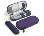 Insulin Cooler Travel Case Medication Insulated Cool Storage Organizer Purple