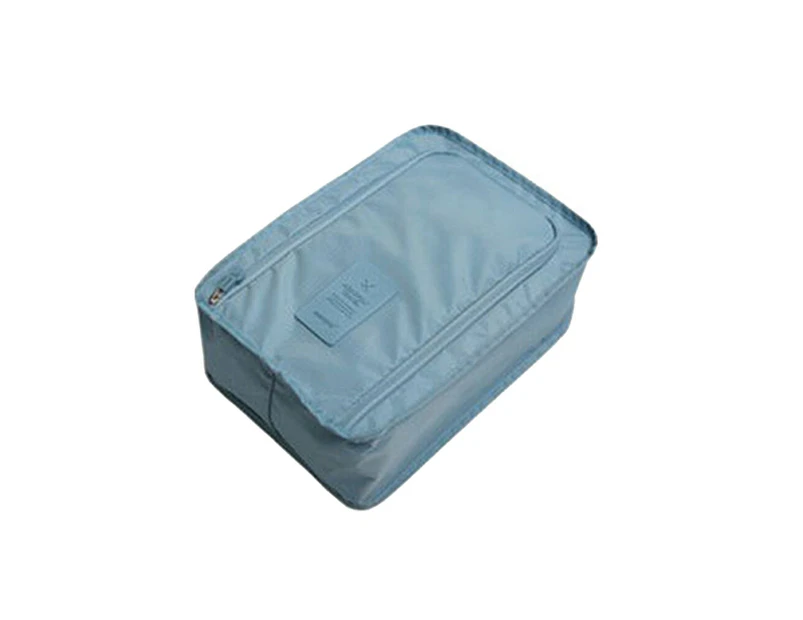 Travel Shoes Storage Bag Waterproof Portable Shoes Package Bag Packing Cubes Storage Bag (Sky Blue)