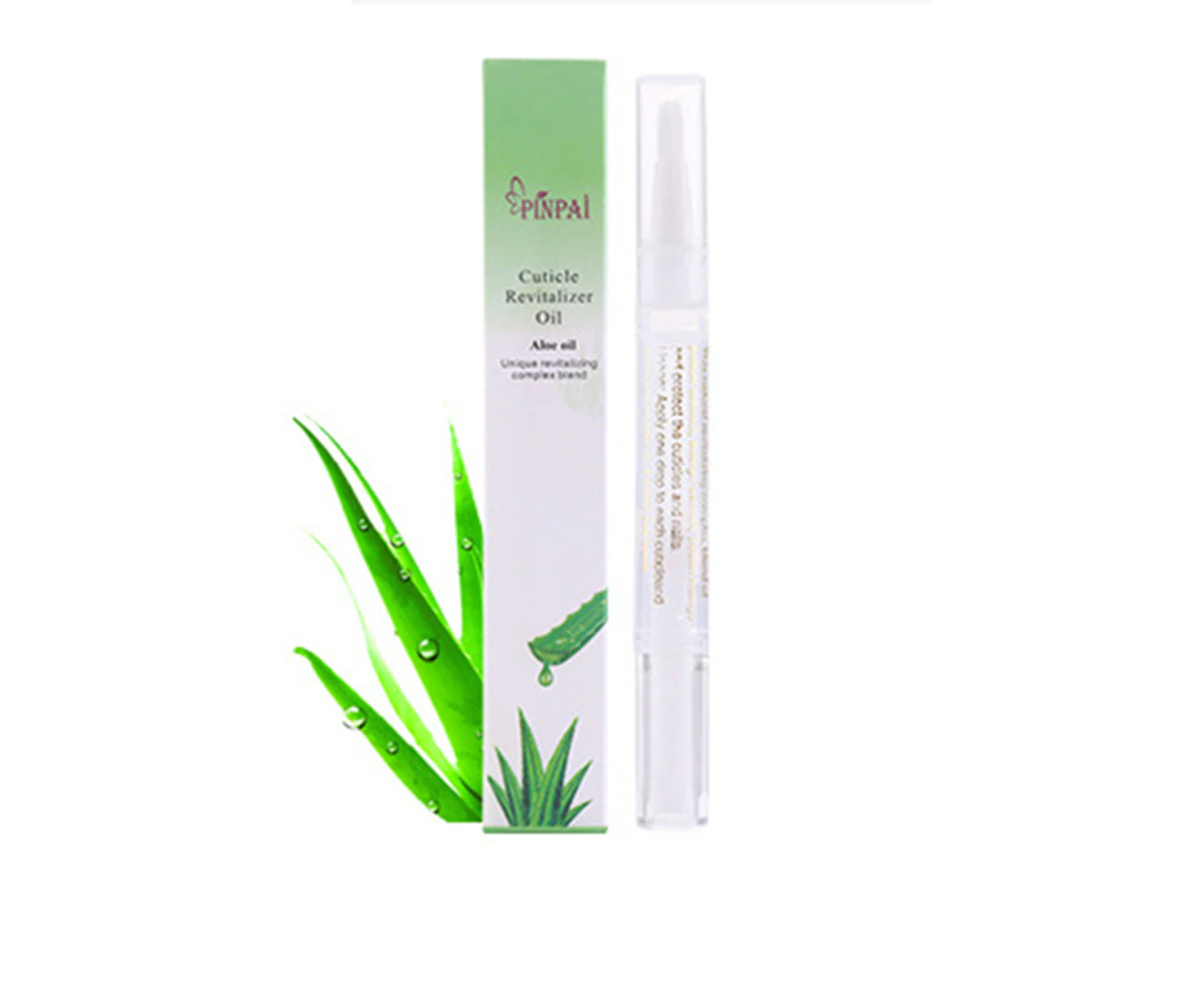 Nail Nutrition Oil Pen Art Treatment Cuticle Revitalizer Barb Soften Manicure Tool(Aloe)