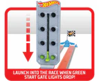 Hot Wheels Drag Strip Champion Track Set: Head-to-head Racing Action! Includes 1:64 Car & Connects To Other Sets!