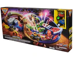 Monster Jam Supercharge Speedway Playset: Light-up Track With Megalodon & El Toro Loco Die-cast Trucks!