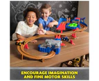 Monster Jam Supercharge Speedway Playset: Light-up Track With Megalodon & El Toro Loco Die-cast Trucks!