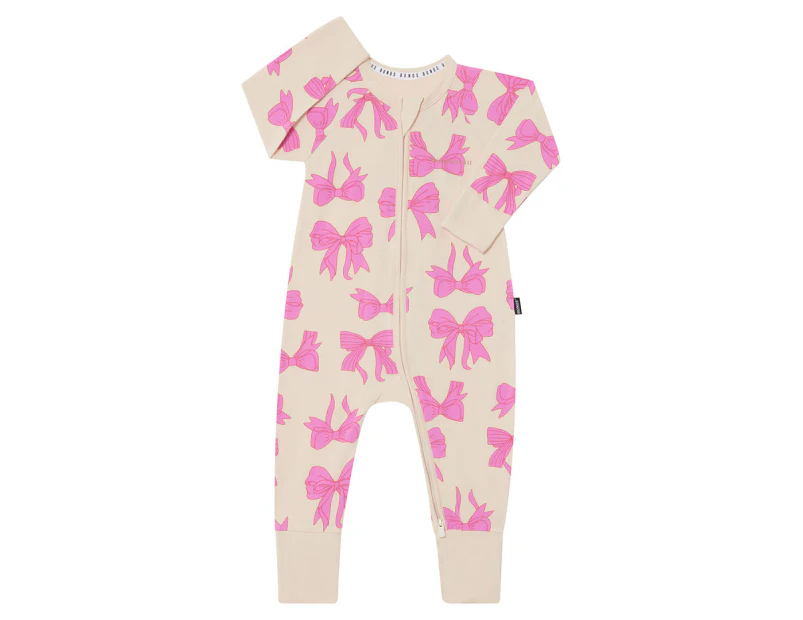 Bonds Baby/Toddler Zip Wondersuit - Bow-Tiful Bows/Pink