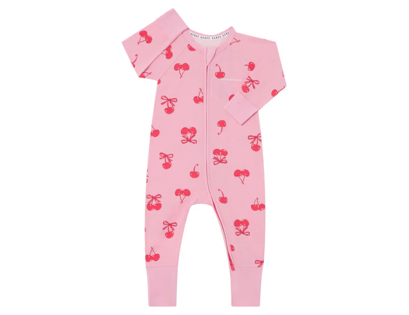 Bonds Baby/Toddler Zip Wondersuit - Cherry Bliss/Pink