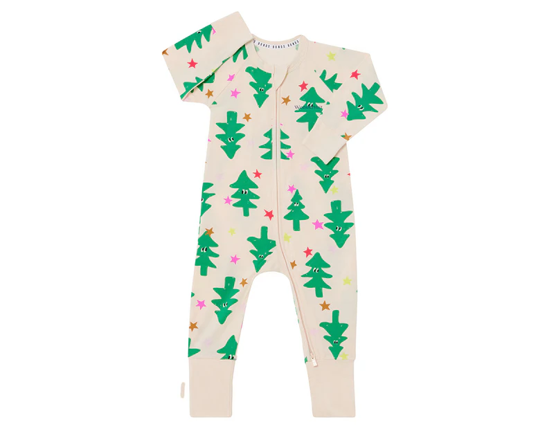 Bonds Baby/Toddler Zip Wondersuit - Twinkle Tree/White