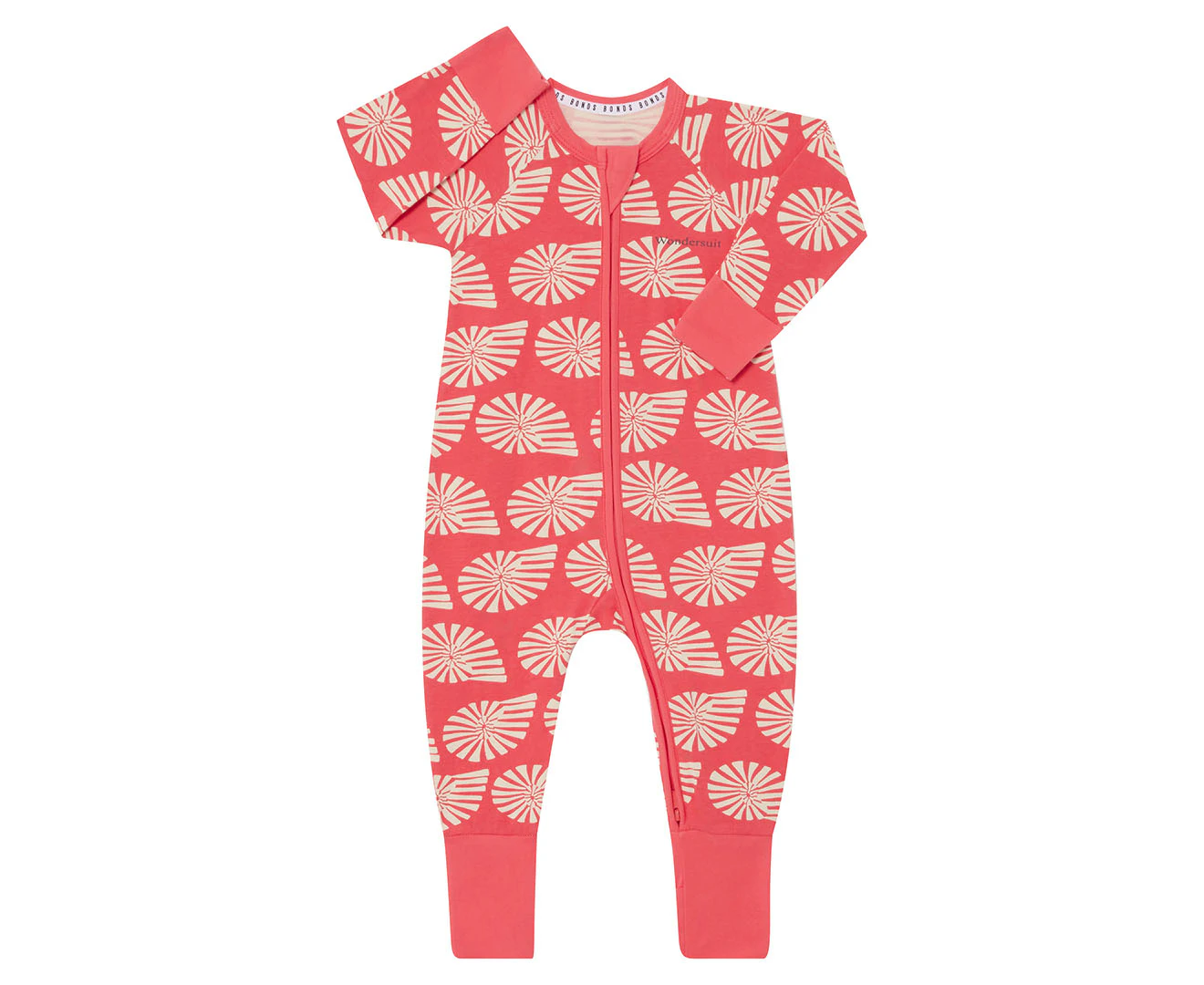 Bonds Baby/Toddler Zip Wondersuit - Seashell Symphony/Red