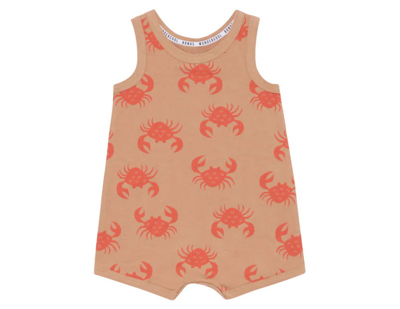 Bonds Baby Wondercool Hot Days Suit - Crab Attack/Natural