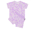 Bonds Toddler/Kids' Tee & Shorts Sleep Set - Botanic Bloom/Lilac