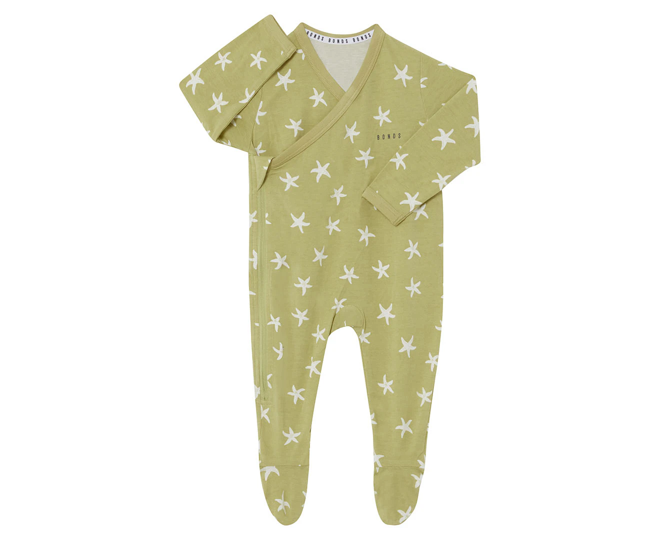 Bonds Baby Newbies Zippy Suit - Green