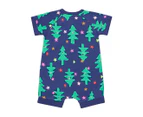 Bonds Baby/Toddler Short Sleeve Zip Romper - Twinkle Tree/Galaxy Blue