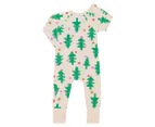 Bonds Baby/Toddler Zip Wondersuit - Twinkle Tree/White