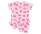 Bonds Toddler/Kids' Tee & Shorts Sleep Set - Sandy Seashells/Pink