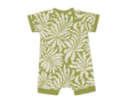 Bonds Baby/Toddler Short Sleeve Zip Romper - Sunshine Tropics/Khaki