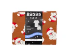 Bonds Toddler/Kids'/Youth Tee & Shorts Sleep Set - Mr. Claus/Brown