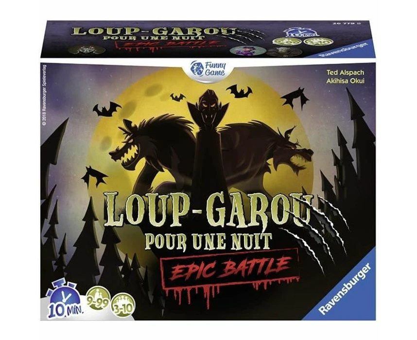 Ravensburger Jeu Loup-Garou pour une Nuit - Epic Battle - Gift Toy for Kids