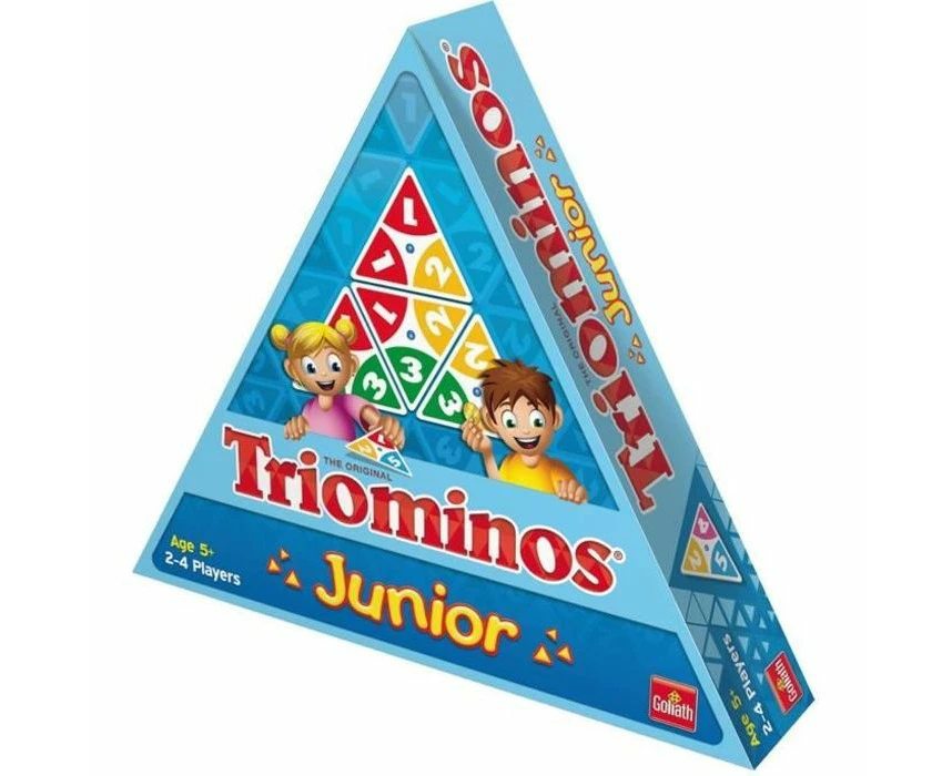 Triominos Junior - Board games for children - From 5 years old - Puzzle games - 2 to 4 players - Gift Toy for Kids