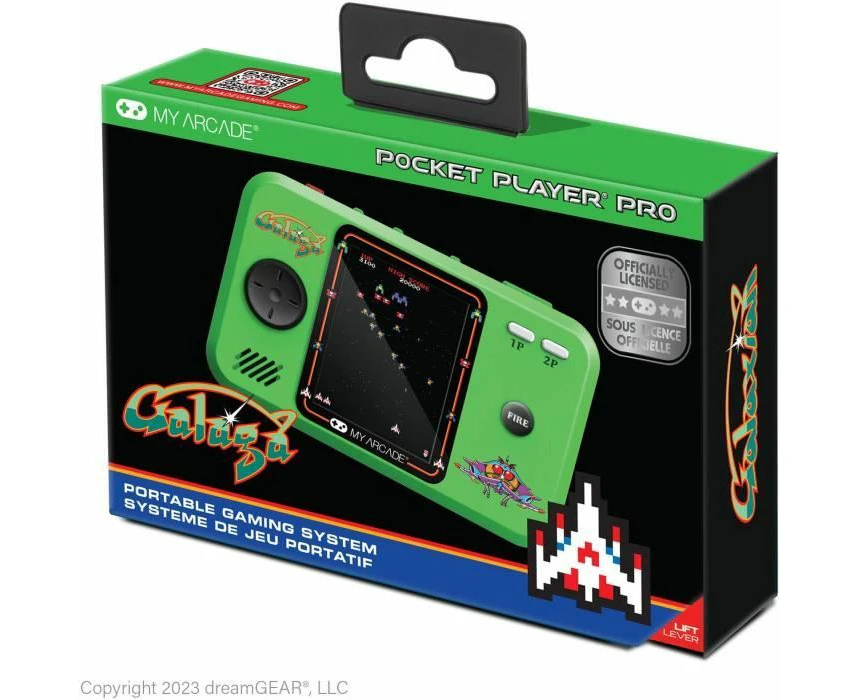 Console de jeu rétro Pocket Player PRO - Galaga - Atari - Ecran 7cm Haute Résolution - Gift Toy for Kids