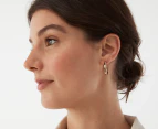 Calvin Klein Minimal Linear C Shape Earrings - Carnation Gold