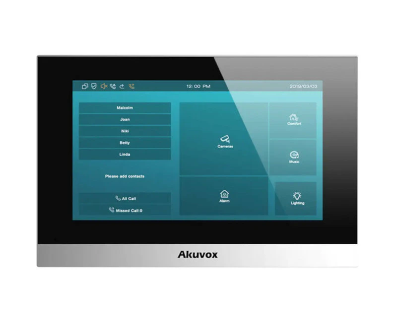 AKUVOX C313W-2  2-Wire Sip Indoor Monitor