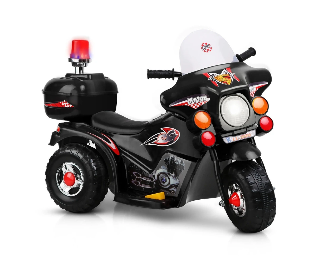 Kids Ride On Electric Motorcycle Motorbike Children 6V Battery Toddler Toy Black