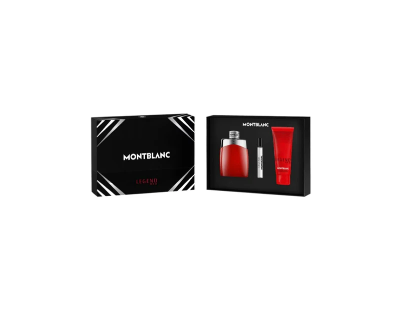 Montblanc Legend Red 3 Piece 100ml Eau De Parfum