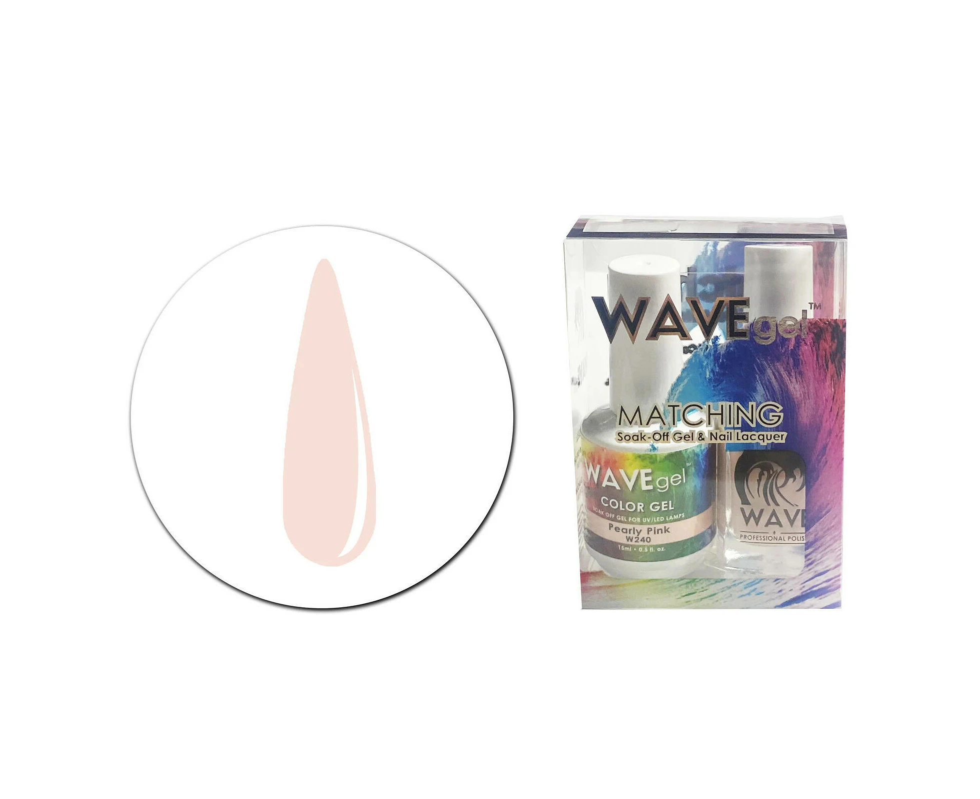 Wave Gel 240 W240 Pearly Pink 15ml