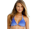 Seafolly Miami Slide Tri Bikini Top - Lapis Blue