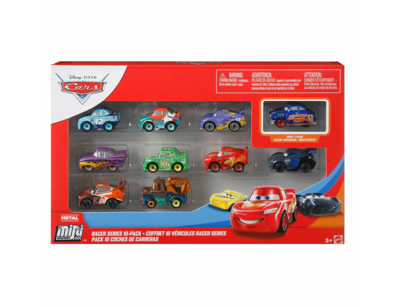 Mattel Disney Pixar Cars Mini Racers 10 Pack Assortment