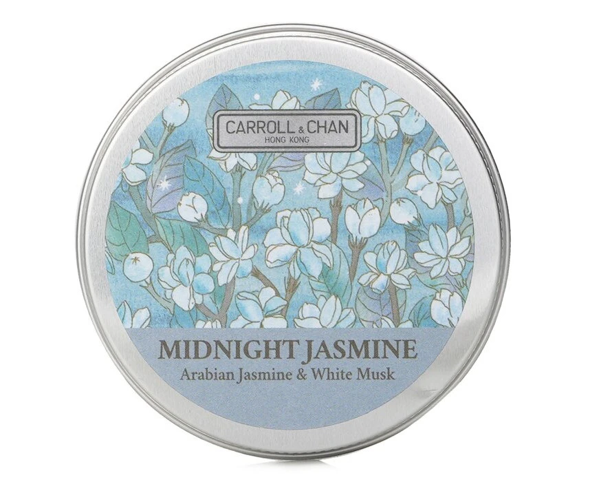 Carroll & Chan 100% Beeswax Mini Tin Candle  # Midnight Jasmine (Arabian Jasmine & White Musk) 1pcs