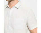 Target European Linen Mini Print Shirt