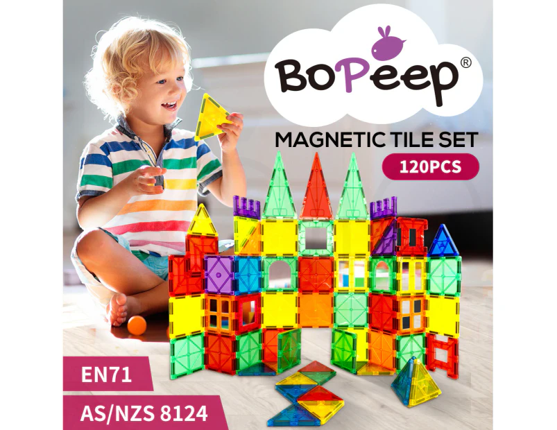 Bopeep Kids Magnetic Tiles Blocks Building Educational Toys Children Gift Play