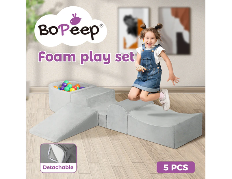 Bopeep Kids Foam Blocks Play Set Pit Climb Crawl Soft Indoor Activity Toys