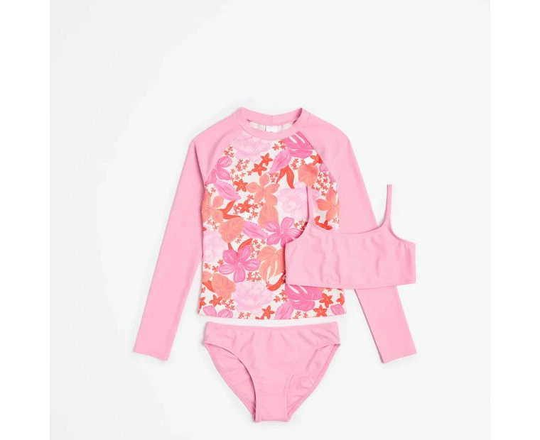 Target Print 3 Piece Swim Set