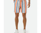 Target Stripe Volley Shorts - Piping Hot