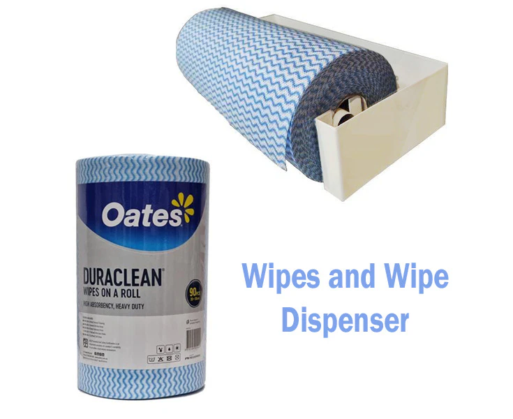 Oates Duraclean Multipurpose Wipes Extra Heavy Duty Each Roll - Each Roll