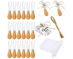 50 Set Wedding Party Favors Little Cheese Spreader Knives with Wood Handle