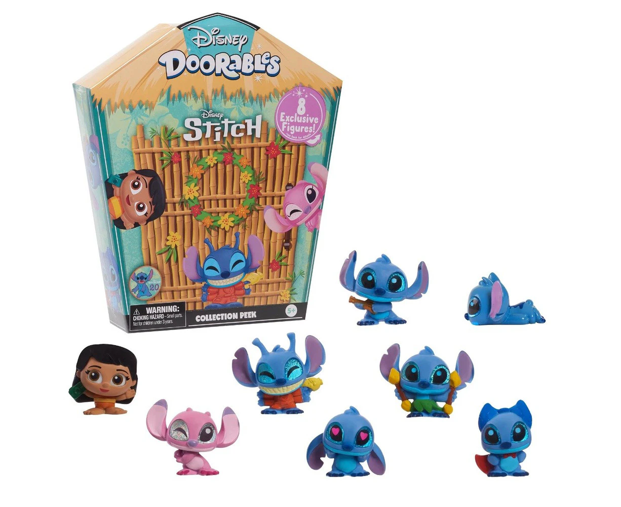 Disney Doorables Lilo and Stitch Collection Peek 8 Figure Set