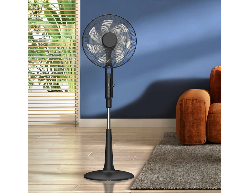 Spector Pedestal Fan Oscillating 28 Speeds Standing Cooler with Remote Control