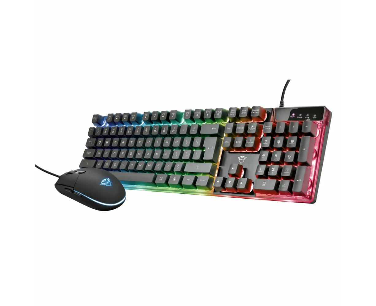 Trust GXT838 Azor Wired RGB Gaming Mouse and Keyboard Combo