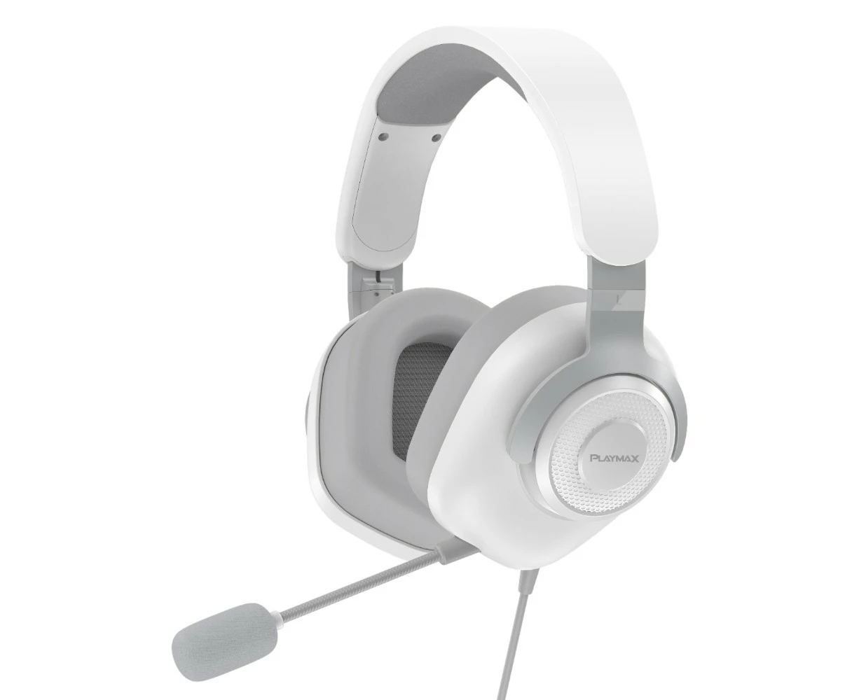 Playmax MX1 PRO Gaming Headset (White)